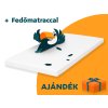 LEILA ágyneműtartós kárpitozott boxspring ágy matraccal