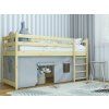 BUNKIE tömör fa gyerek galériaágy 90x200 - borovi