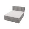 MAGIC szürke kárpitozott boxspring ágy